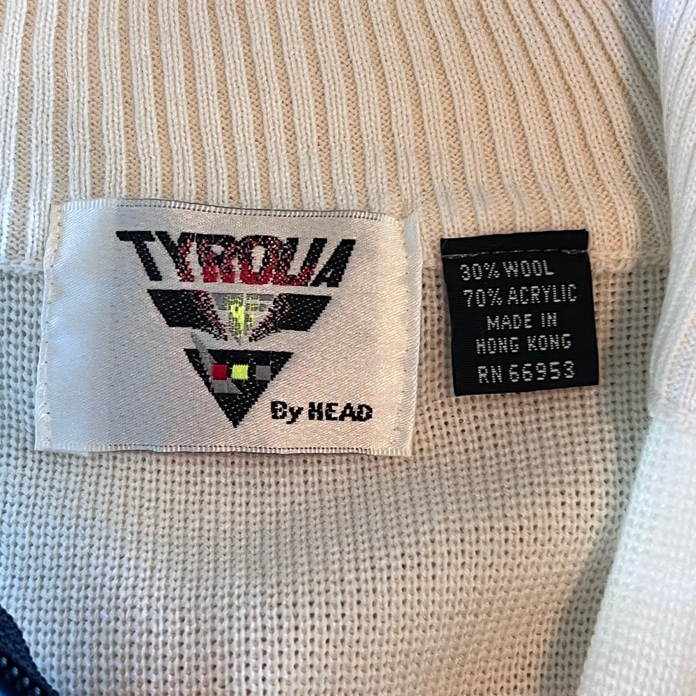 VTG Tyrolia Sweater MINT condition Sz L - Picture 3 of 5